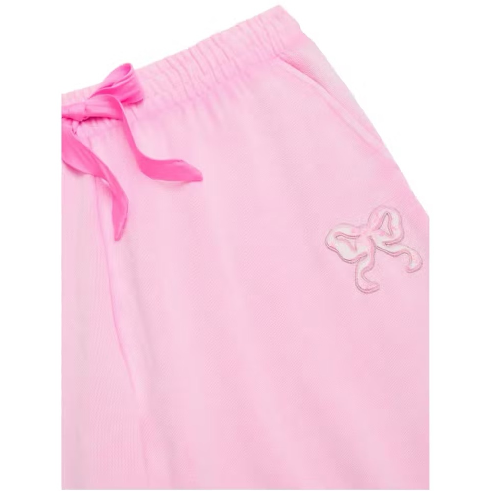 PINK x LoveShackFancy Wide-Leg Sweatpants small NEW